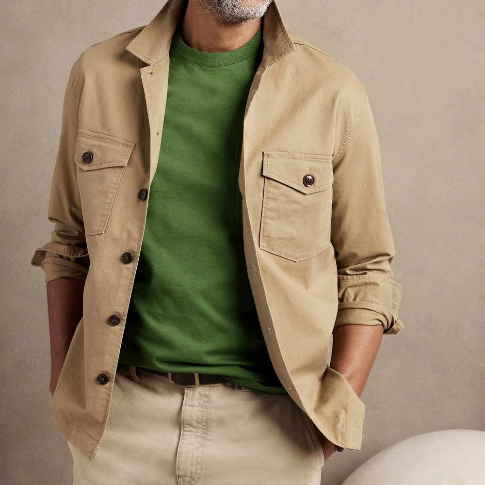 Banana Republic Authentic Crew Neck Supima Cotton Tee